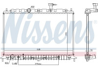 Radiator, engine cooling 66769 Nissens