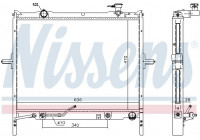 Radiator, engine cooling 66772 Nissens