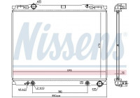 Radiator, engine cooling 66777 Nissens