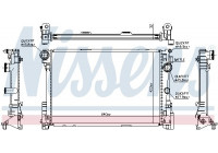 Radiator, engine cooling 67167 Nissens