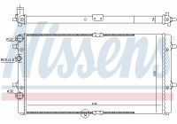 Radiator, engine cooling 67301 Nissens