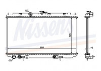 Radiator, engine cooling 67347A Nissens