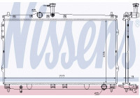 Radiator, engine cooling 67472 Nissens