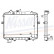 Radiator, engine cooling 67497 Nissens