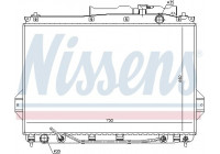 Radiator, engine cooling 675009 Nissens
