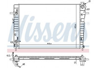 Radiator, engine cooling 675034 Nissens