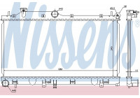 Radiator, engine cooling 67717 Nissens