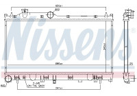 Radiator, engine cooling 67745 Nissens