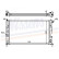 Radiator, engine cooling 68002A Nissens