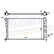 Radiator, engine cooling 68004A Nissens