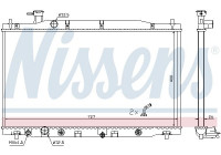 Radiator, engine cooling 681372 Nissens
