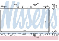 Radiator, engine cooling 68148 Nissens