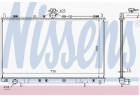 Radiator, engine cooling 68182 Nissens