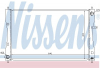Radiator, engine cooling 68184 Nissens