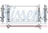 Radiator, engine cooling 68520 Nissens