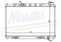 Radiator, engine cooling 68712 Nissens