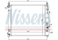 Radiator, engine cooling 68796 Nissens