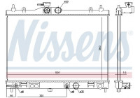 Radiator, engine cooling 68798 Nissens