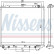 Radiator, engine cooling 68809 Nissens