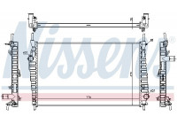 Radiator, engine cooling 69247 Nissens