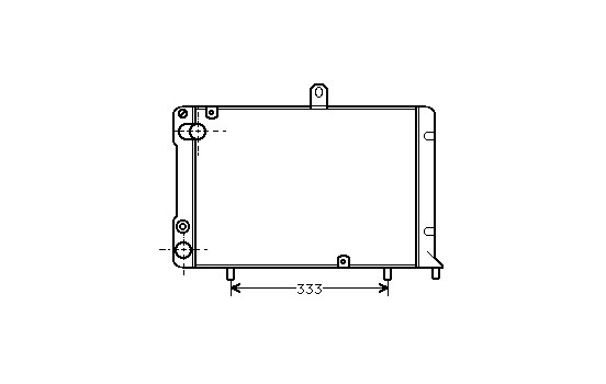 Radiator, engine cooling 73002002 International Radiators