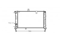 Radiator, engine cooling 73002027 International Radiators