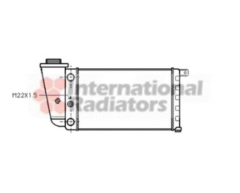 Radiator, engine cooling 73002048 International Radiators, Image 2