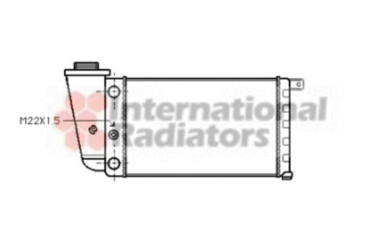 Radiator, engine cooling 73002048 International Radiators, Image 2