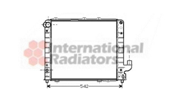 Radiator, engine cooling 73002056 International Radiators, Image 2