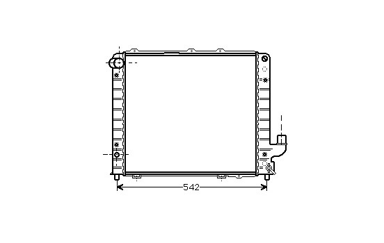 Radiator, engine cooling 73002056 International Radiators
