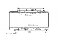 Radiator, engine cooling 73002072 International Radiators