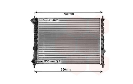 Radiator, engine cooling 73002076 International Radiators, Image 2
