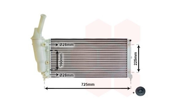 Radiator, engine cooling 73002083 International Radiators Plus, Image 2
