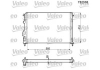 Radiator, engine cooling 732316 Valeo