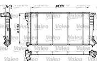 Radiator, engine cooling 732517 Valeo