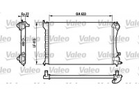 Radiator, engine cooling 732567 Valeo