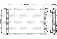 Radiator, engine cooling 732812 Valeo