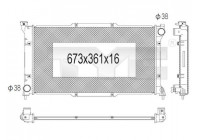 Radiator, engine cooling 734-1003 TYC