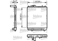 Radiator, engine cooling 734330 Valeo