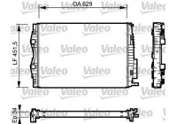 Radiator, engine cooling 734438 Valeo