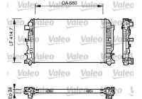 Radiator, engine cooling 735084 Valeo