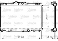 Radiator, engine cooling 735415 Valeo