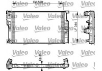 Radiator, engine cooling 735493 Valeo