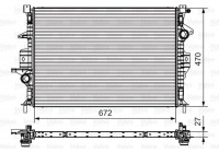 Radiator, engine cooling 735552 Valeo
