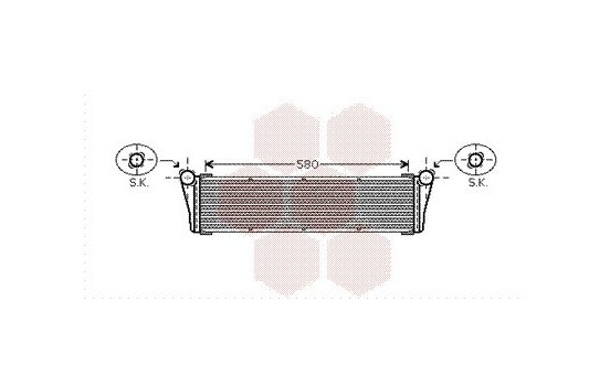 Radiator, engine cooling 74002053 International Radiators, Image 2