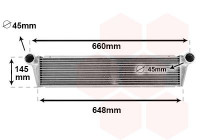 Radiator, engine cooling 74012705 International Radiators