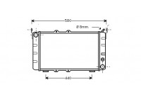 Radiator, engine cooling 76002001 International Radiators