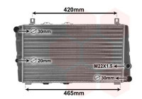 Radiator, engine cooling 76002002 International Radiators
