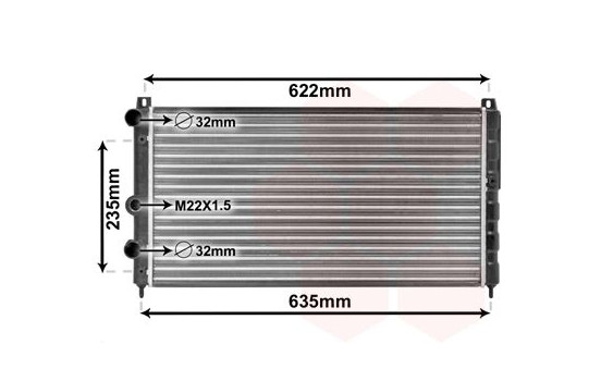 Radiator, engine cooling 76002003 International Radiators, Image 2