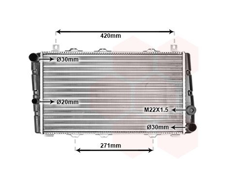Radiator, engine cooling 76002009 International Radiators, Image 2